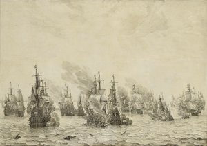 Livornói csata (Leghorn) A livornói tengeri csata, 1653. március 14.: Epizód az első angol-holland háborúból (1652-54)