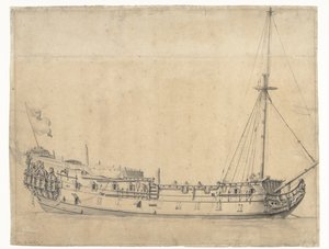 A Loyal George, akit a négynapos csata után, 1666 júniusában neveltek fel