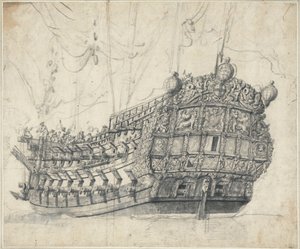 A "Tigris" portréja (1678), 1681 körül (grafit, szürke tus)