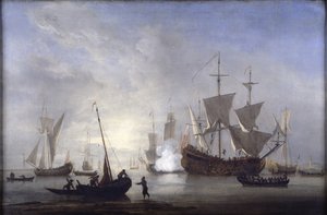 Nyugodt kiszállítás, 1680 körül (olaj, vászon)