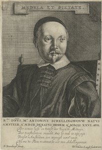 Antonius Schellingwou portréja alkotó: Willem van der Laegh
