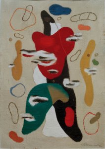 kis lángfigur alkotó: Willi Baumeister