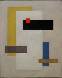 Piros négyzet alkotó: Willi Baumeister