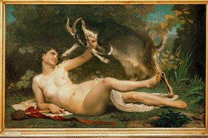 Bacchante (olaj, vászon) alkotó: William-Adolphe Bouguereau