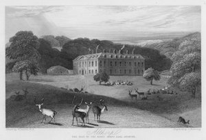Althorp, Spencer gróf székhelye (metszet)