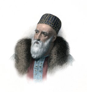 Ali Pacha / pasa, más néven "Yannina oroszlánja". alkotó: William (after) Finden