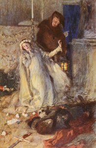 Shakespeare Rómeó és Júlia: felvonás III. jelenet (színes litográfia)