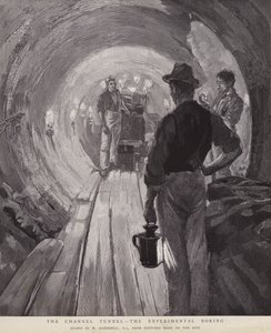 A Csatorna-alagút – A kísérleti unalmas (litho)