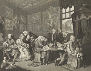 Házasság a la Mode-ban alkotó: William (after) Hogarth