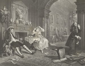 Házasság a la Mode-ban alkotó: William (after) Hogarth