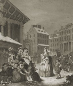 Reggel - London utcái alkotó: William (after) Hogarth