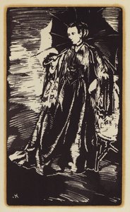 Illusztráció egy rókavadász ember emlékirataihoz, Siegfried Sassoon (fametszet) alkotó: William (after) Nicholson