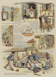 A gazda lánya (chromolitho)