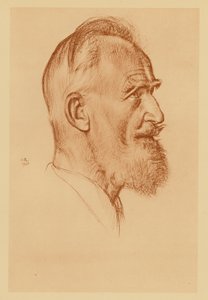 George Bernard Shaw portréja (litográfia) alkotó: William (after) Rothenstein