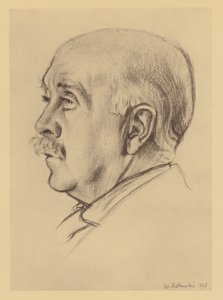 Max Beerbohm portréja (litográfia) alkotó: William (after) Rothenstein