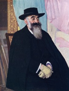 Lucien Pissarro portréja (színes litó)