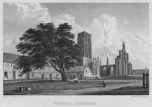 Howden, Yorkshire (metszet) alkotó: William (after) Westall