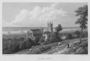 Hythe, Kent (metszet) alkotó: William (after) Westall