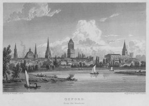 Oxford, a Meadowsból (metszet)