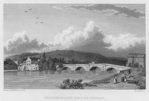 Stramongate híd, Kendal (metszet)