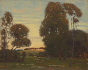 Névtelen francia táj, 1905. alkotó: William A. Harper