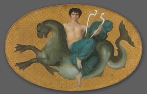 Arion tengeri lovon, 1855. alkotó: William Adolphe Bouguereau