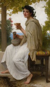 Bacchus papnője alkotó: William Adolphe Bouguereau