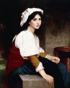 Olasz lány a szökőkútnál, 1870