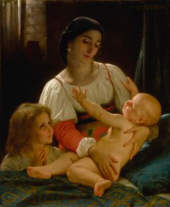 Le Réveil (Csökkentés) alkotó: William Adolphe Bouguereau