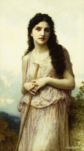 Meditáció, 1902 alkotó: William Adolphe Bouguereau