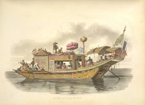 Egy mandarin utazó csónakja alkotó: William Alexander
