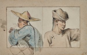 Kínai katonák és civilek alkotó: William Alexander