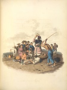 The punishment of the Bastinado