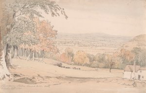 Kilátás a Stokenchurch Hillről, Buckinghamshire
