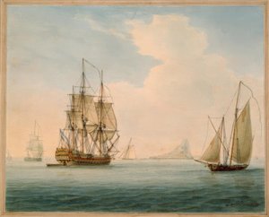 Brit háborús ember / W. Anderson akvarellje, 1804 alkotó: William Anderson