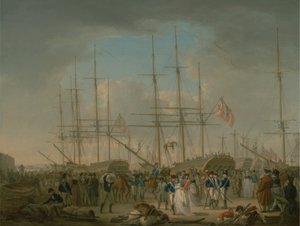 Huszárok indulnak Deptfordban alkotó: William Anderson