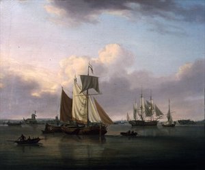 Szállítás Deptfordból (olaj, vászon) alkotó: William Anderson