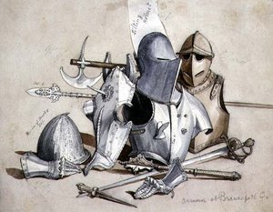 Páncélzat a durhami Brancepeth kastélyban