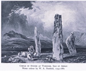 Kövek köre Turmore-ban, Arran szigetén, 1945