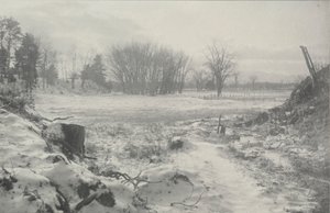 Untitled Téli táj, c. 1900. alkotó: William B. Post