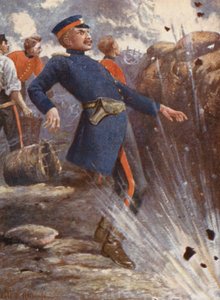 Illusztráció Gordon tábornok életéhez (színes litográfia)