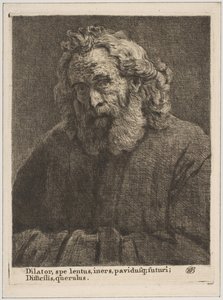 Öreg ember hosszú szakállal, 1761.