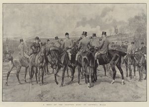 A Grafton-vadászat találkozója az Astwell Mills-ben