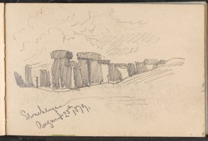 ?Stonehenge, 1879. augusztus 25.? alkotó: William Barnes Wollen