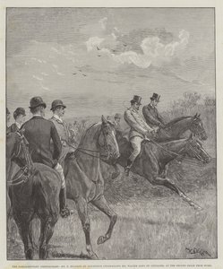A parlamenti akadályverseny, F. Mildmay a diszkrécióról, Walter Long úr átalakításáról a Crusaderen, a második otthoni kerítésnél alkotó: William Barnes Wollen