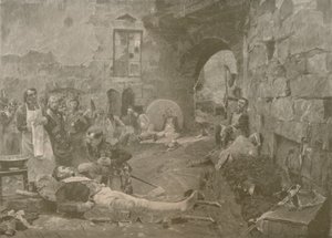 Napóleon és Lannes marsall Esslingben, 1809, 1896