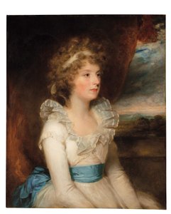 Elizabeth Keene († 1845) portréja (olaj, vászon) alkotó: William Beechey