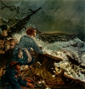 „Grace Darling és apja megmenti a hajótörött legénységet, 1838. szeptember 8.”, 1942.