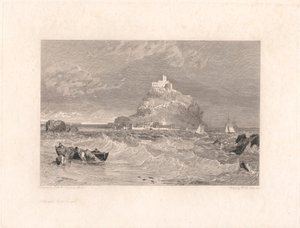 Szent Mihály-hegy, Cornwall alkotó: William Bernard Cooke