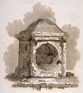 A London Stone, Cannon Street, London City, 1806